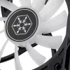 Ventiliatorius Silverstone Air Slimmer 90 ARGB 9,2 cm juodas 500-2500 RPM