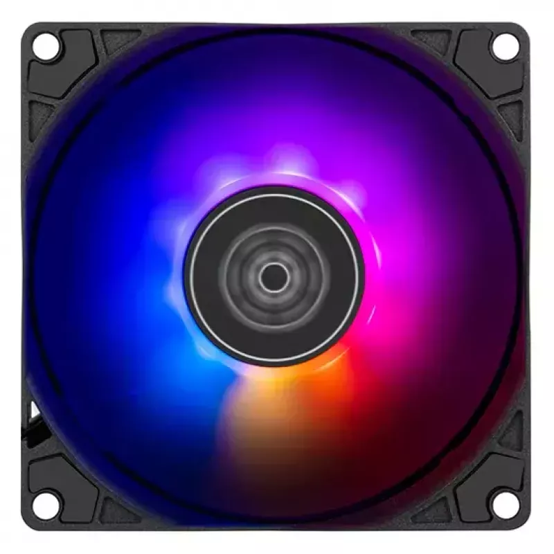 Ventiliatorius Silverstone Air Slimmer 90 ARGB 9,2 cm juodas 500-2500 RPM