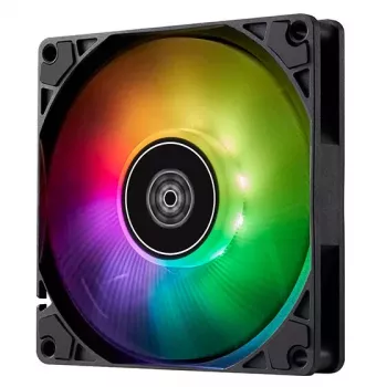 Ventiliatorius Silverstone Air Slimmer 90 ARGB 9,2 cm juodas 500-2500 RPM