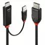 Lindy 2 m HDMI į DisplayPort kabelis su USB Type-A maitinimu