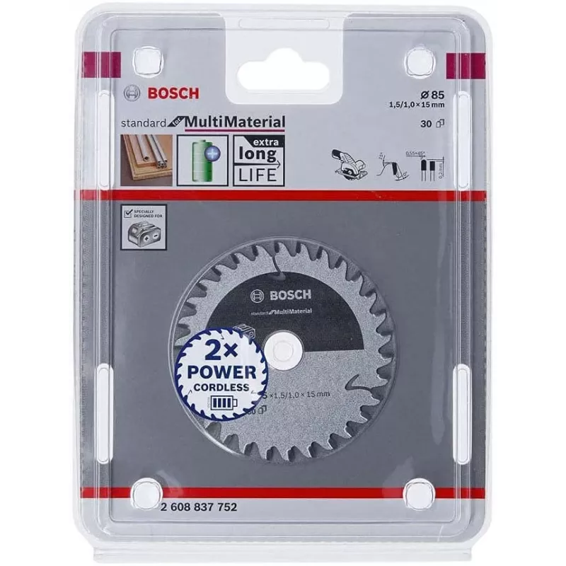 Bosch 2608837752 pjūklo diskas 8,5 cm 1 vnt.