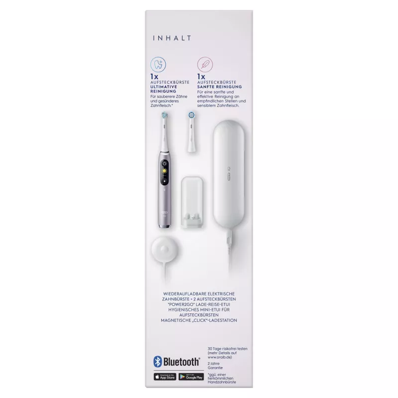 Oral-B iO Series 9n suaugusiųjų sukamoji-osciliuojanti dantų šepetėlis rožinis