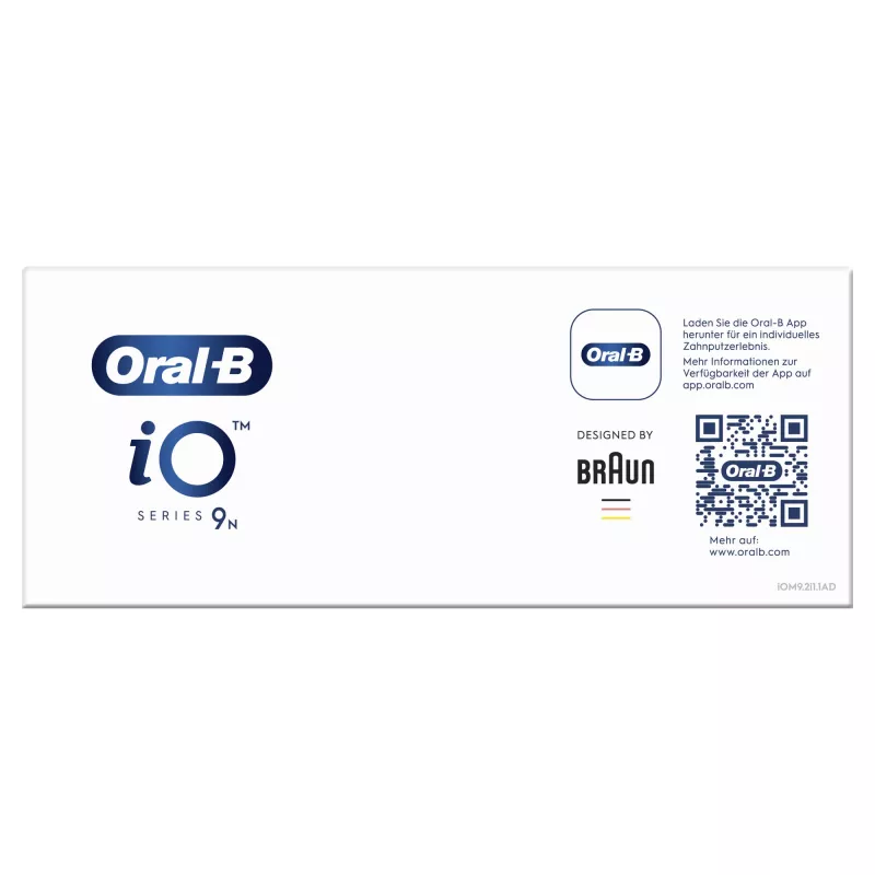 Oral-B iO Series 9n suaugusiųjų sukamoji-osciliuojanti dantų šepetėlis rožinis