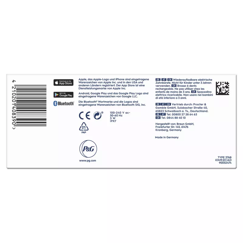 Oral-B iO Series 9n suaugusiųjų sukamoji-osciliuojanti dantų šepetėlis rožinis