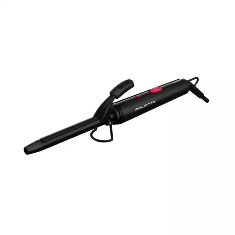 Rowenta Curler 2 CF2119 garbanojimo žnyplės šiltiems garbanoms, keraminis šildymas, 25 W, 1,8 m, juoda