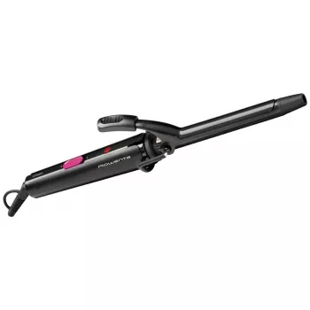 Rowenta Curler 2 CF2119 garbanojimo žnyplės šiltiems garbanoms, keraminis šildymas, 25 W, 1,8 m, juoda
