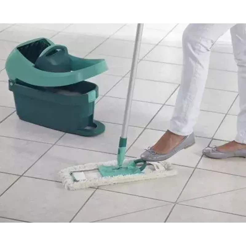 Kibiras šlapiui valymui su išgręžėju Leifheit 55076 – ergonominis, 8 l, žalias