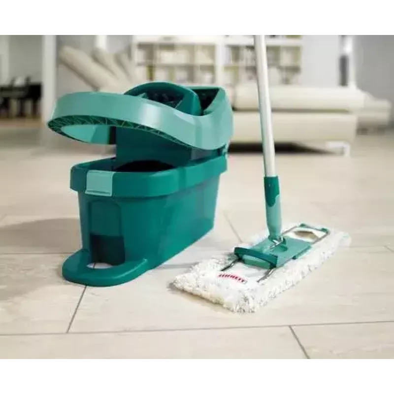 Kibiras šlapiui valymui su išgręžėju Leifheit 55076 – ergonominis, 8 l, žalias