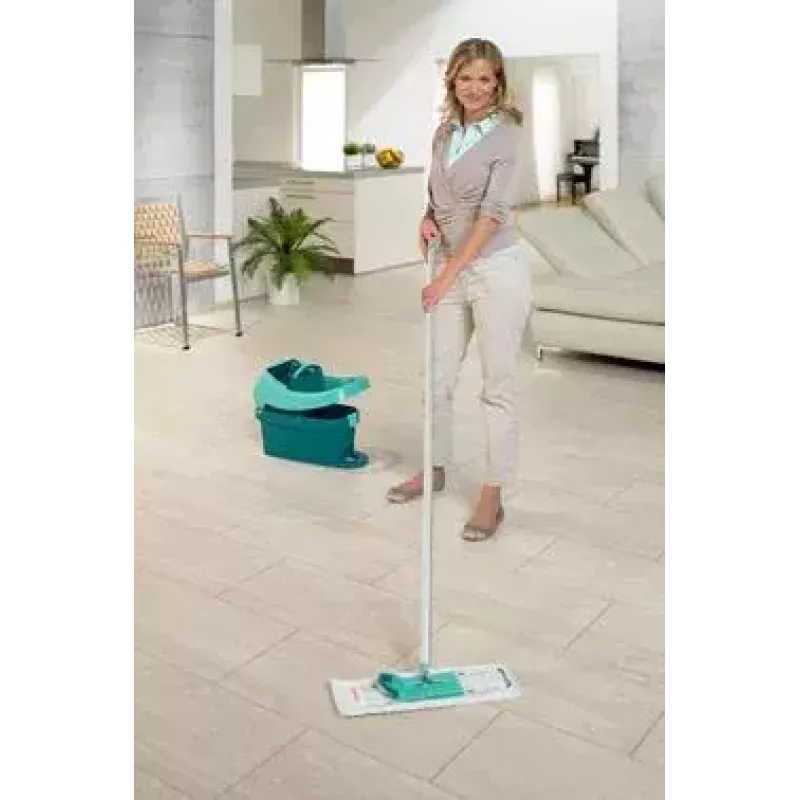 Kibiras šlapiui valymui su išgręžėju Leifheit 55076 – ergonominis, 8 l, žalias