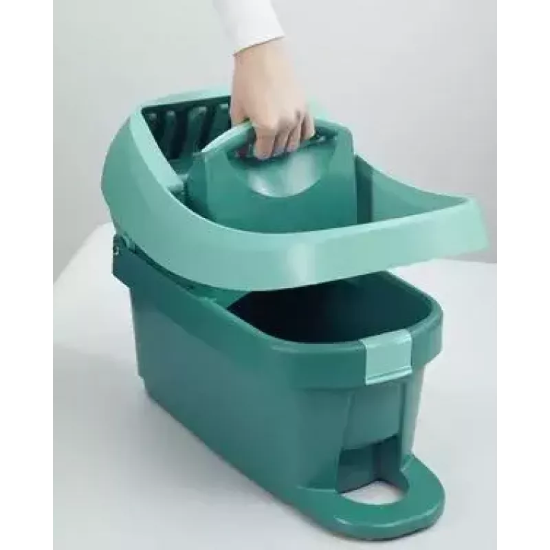 Kibiras šlapiui valymui su išgręžėju Leifheit 55076 – ergonominis, 8 l, žalias