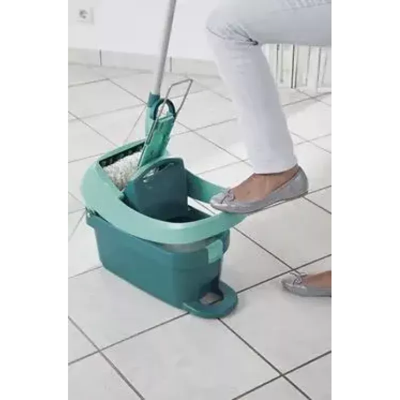 Kibiras šlapiui valymui su išgręžėju Leifheit 55076 – ergonominis, 8 l, žalias