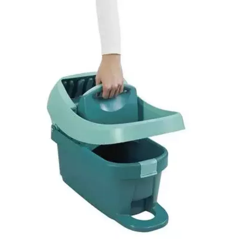 Kibiras šlapiui valymui su išgręžėju Leifheit 55076 – ergonominis, 8 l, žalias