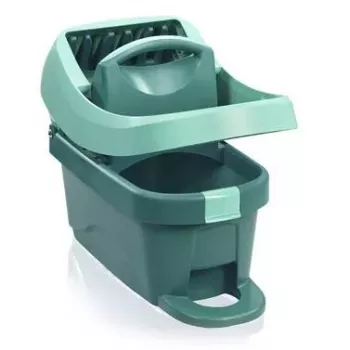 Kibiras šlapiui valymui su išgręžėju Leifheit 55076 – ergonominis, 8 l, žalias