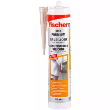 Fischer Premium statybinis silikonas DBSA 310 ml