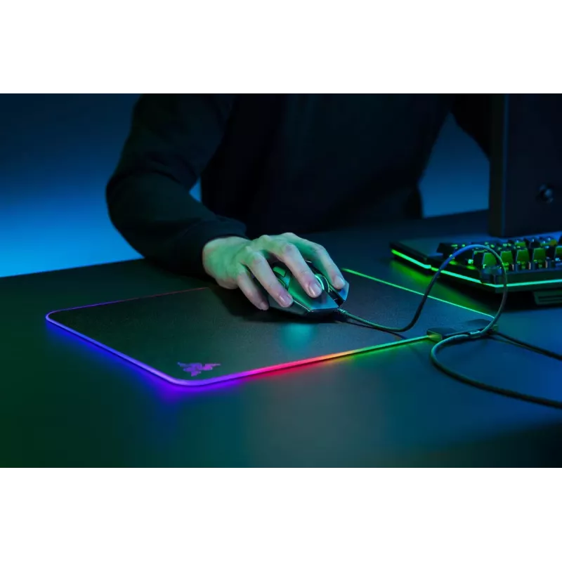 RAZER Firefly V2 žaidimų pelės kilimėlis juodas