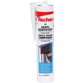 Akrilinis sandariklis Fischer 053110 310 ml Baltas