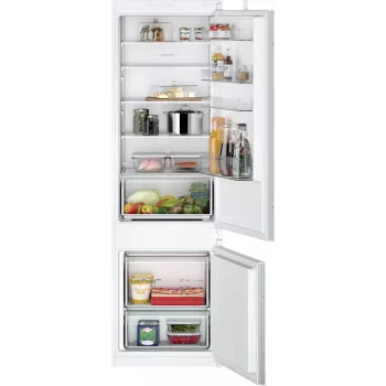 Siemens iQ100 KI87VNSE0 šaldytuvas-šaldiklis įmontuojamas 270 L baltas