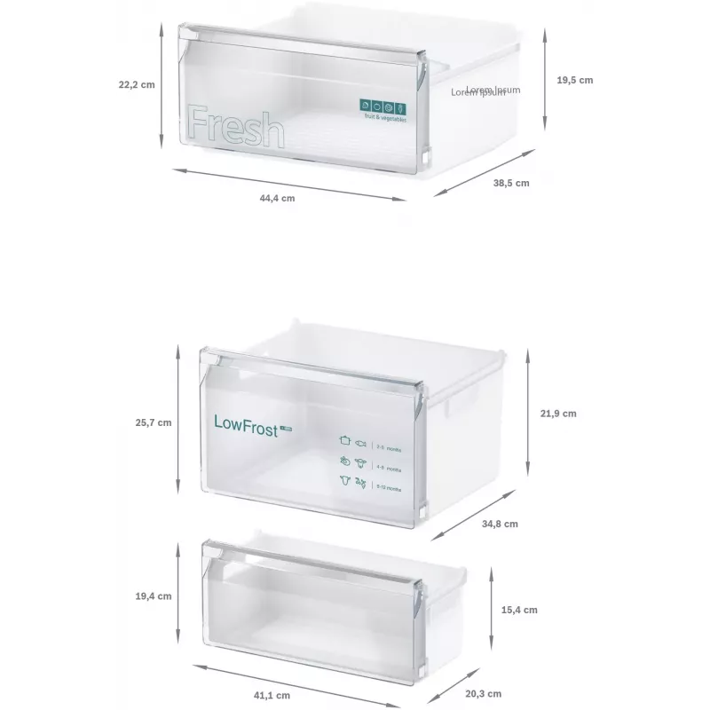 Siemens iQ100 KI87VNSE0 šaldytuvas-šaldiklis įmontuojamas 270 L baltas