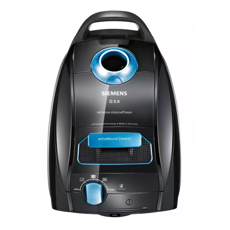Siemens VSQ5X1230 dulkių siurblys, cilindrinis, sausam valymui, 850 W, 4,5 L dulkių maišas