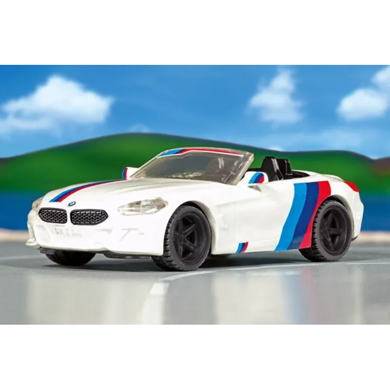 Siku sportinio automobilio modelis BMW Z4 M40i, surinktas, 1:50 mastelis, L 40 mm × P 87 mm × A 29 mm