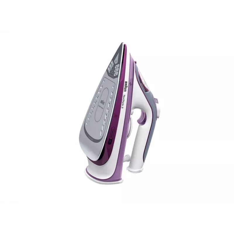 Braun TexStyle 5 SI 5037 VI Lygintuvas su garais, keraminis padas, 2700 W, violetinis