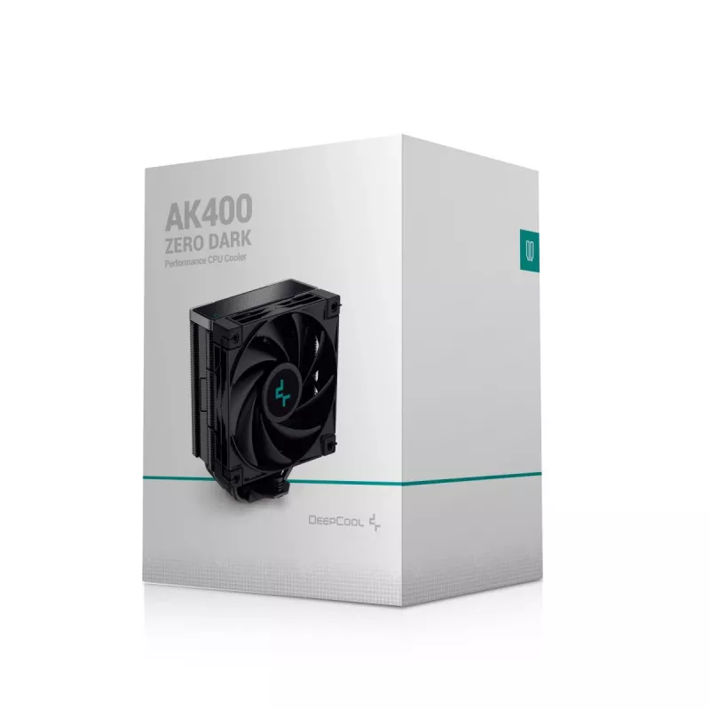 Deepcool AK400 Zero Dark procesoriaus aušintuvas 12 cm – juodas