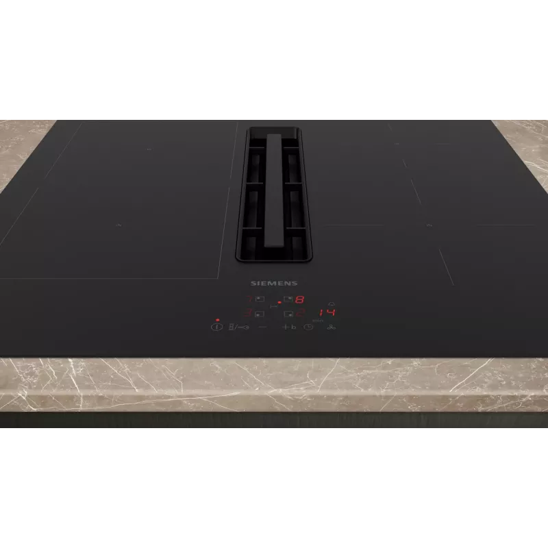 Siemens iQ300 ED611BS16E įmontuojama indukcinė kaitlentė su gartraukiu 60 cm juoda