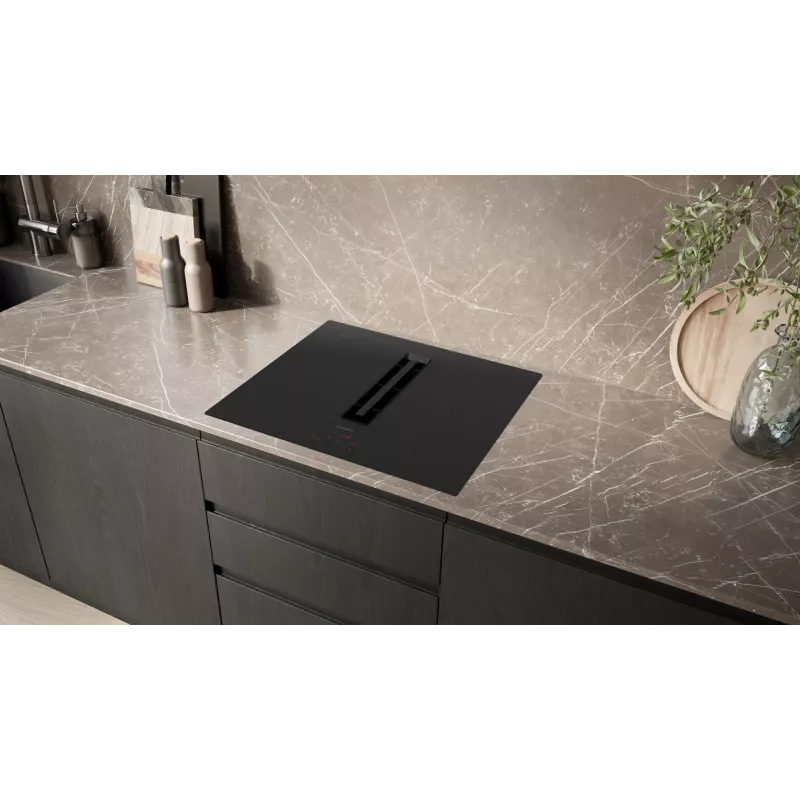 Siemens iQ300 ED611BS16E įmontuojama indukcinė kaitlentė su gartraukiu 60 cm juoda