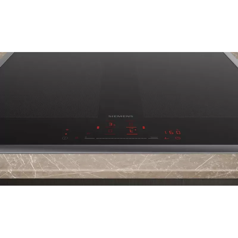 Siemens iQ700 EX645HXC1E indukcinė kaitlentė įmontuojama 60 cm juoda 4 zonos