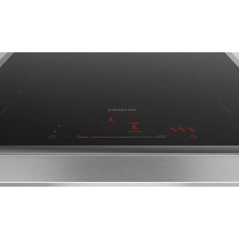 Siemens iQ300 EH645HFB1E įmontuojama indukcinė kaitlentė 60 cm juoda