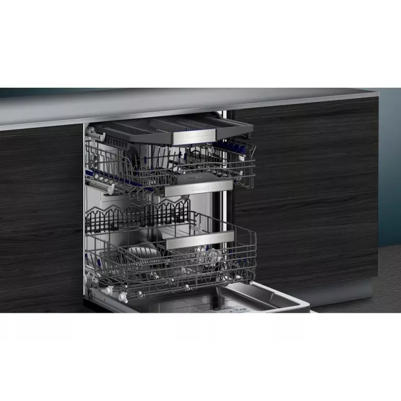 Siemens iQ700 SN87TX00CE indėta indaplovė, pilnai įmontuojama, 14 stalviečių