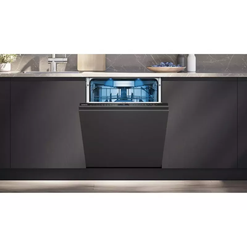 Siemens iQ700 SN87TX00CE indėta indaplovė, pilnai įmontuojama, 14 stalviečių