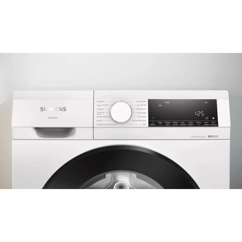 Siemens iQ500 WG34G2070 skalbimo mašina, priekinė pakrova, 8 kg, 1400 aps./min., balta