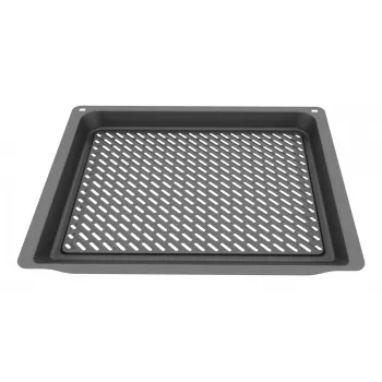Grilio ir orkaitės stačiakampis metalinis padėklas Siemens HZ629070 455x375x34 mm