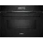 Siemens iQ700 CM776GKB1 orkaitė 45 L 900 W Juoda, Nerūdijantis plienas