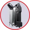 Kontaktinė grilio keptuvė Tefal Ultra Compact 600 Comfort GC3060, juoda, nerūdijantis plienas, 2000 W