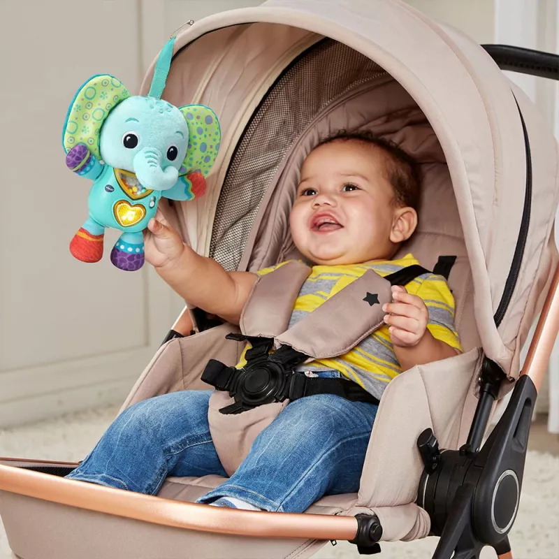 Žaislinė figūrėlė VTech Melody Elephant 80-566704 – edukacinis garso žaislas su spalvingu dizainu