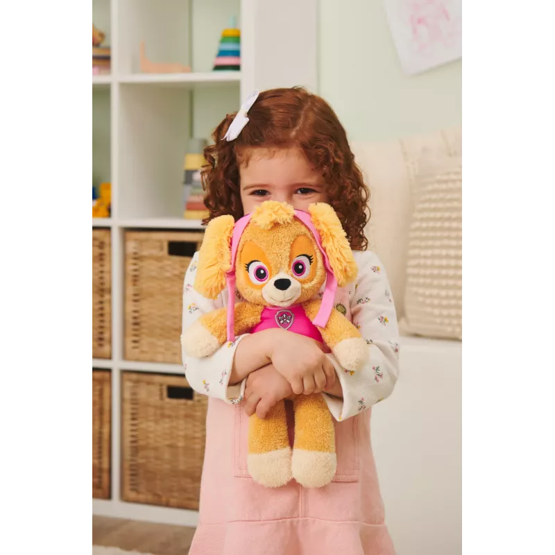 GUND PAW Patrol Oficialus Skye Take Along Buddy Minkštas Žaislas, Premium Pliušinis Gyvūnėlis Nuo 1 Metų, Rožinė/Ruda, 13 colių