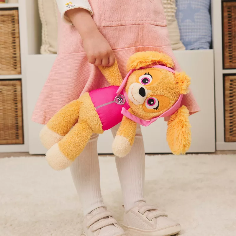GUND PAW Patrol Oficialus Skye Take Along Buddy Minkštas Žaislas, Premium Pliušinis Gyvūnėlis Nuo 1 Metų, Rožinė/Ruda, 13 colių