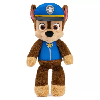 GUND oficialus PAW Patrol Chase Take Along Buddy minkštas žaislas, 33 cm, mėlynas/rudas