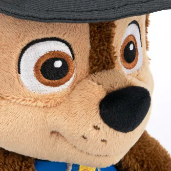 GUND oficialus PAW Patrol Chase Take Along Buddy minkštas žaislas, 33 cm, mėlynas/rudas