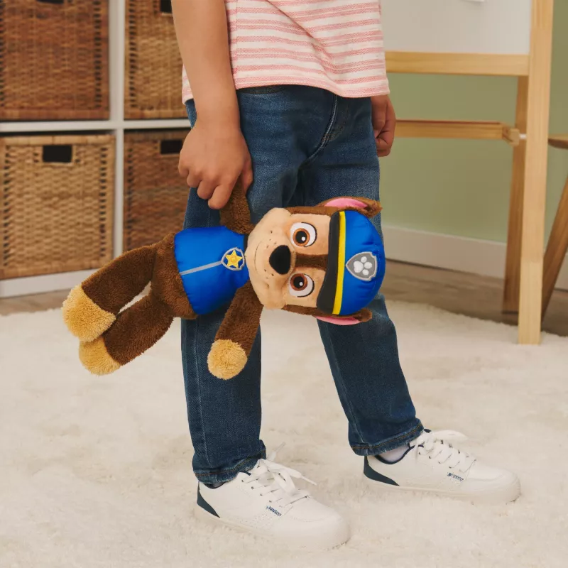 GUND oficialus PAW Patrol Chase Take Along Buddy minkštas žaislas, 33 cm, mėlynas/rudas