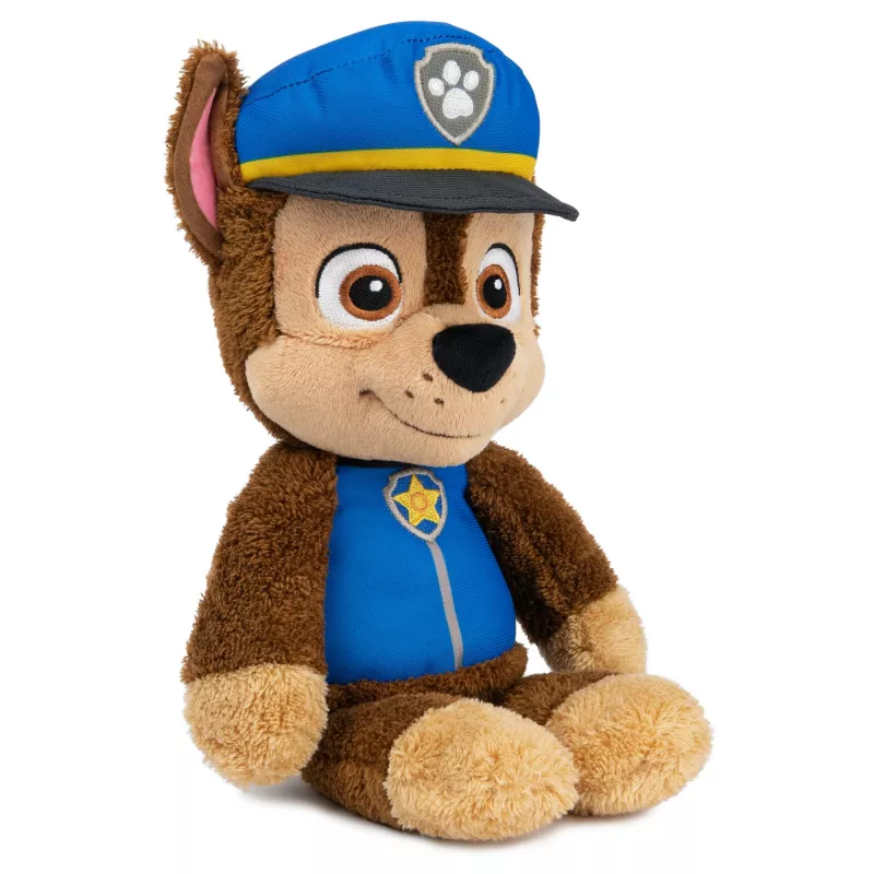 GUND oficialus PAW Patrol Chase Take Along Buddy minkštas žaislas, 33 cm, mėlynas/rudas