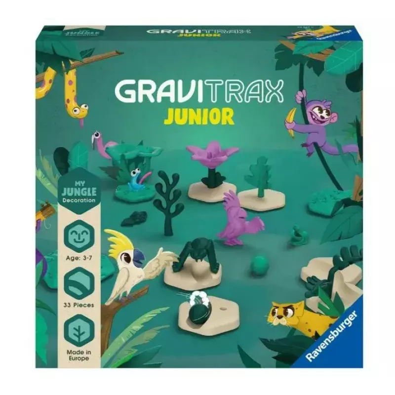 Ravensburger GraviTrax Junior (23747) – konstruktorius su rutuliukų trasa vaikams nuo 3 metų