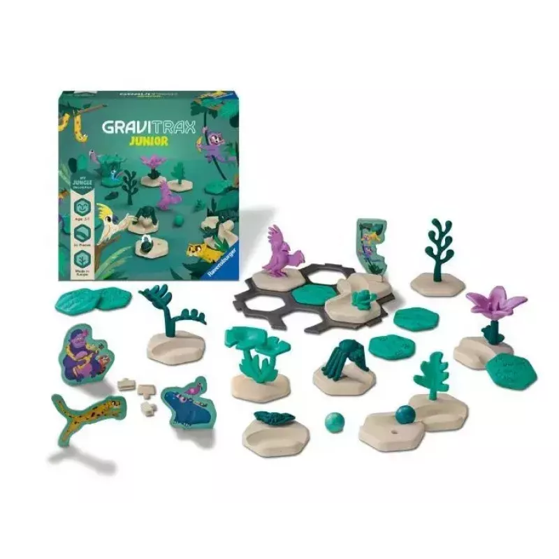 Ravensburger GraviTrax Junior (23747) – konstruktorius su rutuliukų trasa vaikams nuo 3 metų