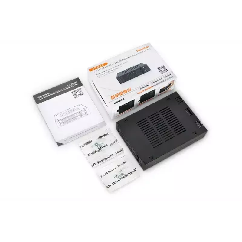 Dėklas dviems 2,5 inch diskams Icy Dock MB742SP-B juodas
