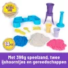 Kinetic Sand Soft Serve Station – Kūrybinis ledų gaminimo rinkinys su 14 uncijų formuojamu smėliu (3 spalvos), 2 ledų kūgiais ir įrankiais