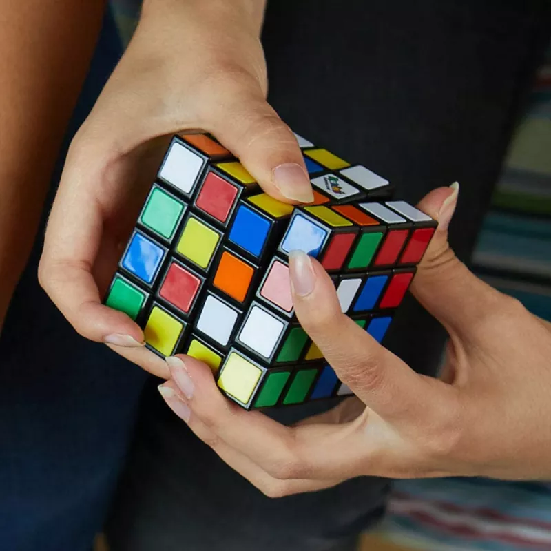 Rubiko kubas 4x4 Master Cube spalvų derinimo galvosūkis, didesnė drąsesnė klasikinio versija, pakuotė gali skirtis