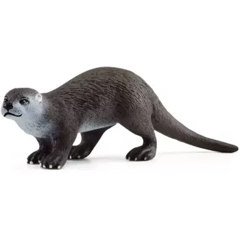 Figūrėlė Schleich Ūdra modelis 14865, ruda, Schleich WILD LIFE kolekcinė gyvūnėlio figūrėlė