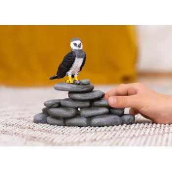 schleich WILD LIFE Harpijos erelis, 3 m., Miškas, Laukiniai gyvūnai / nuotykių žaislai, Juoda, Balta, Geltona, Plastikas